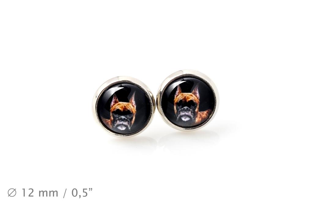 Boxer, German Boxer III – Jewelry with your photo box, set of necklace and earrings | Art-Dog