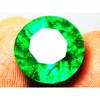 Natural Green Emerald Loose Gemstone 6 Ct Round Shape for Jewelry Making and Gem Collections