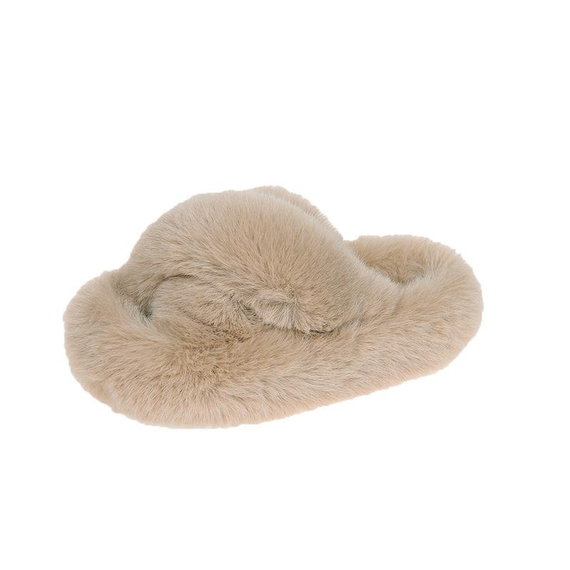 Детские хлопковые тапочки зимние для дома с плюшевой подошвой 34-35 розовый — фото 3