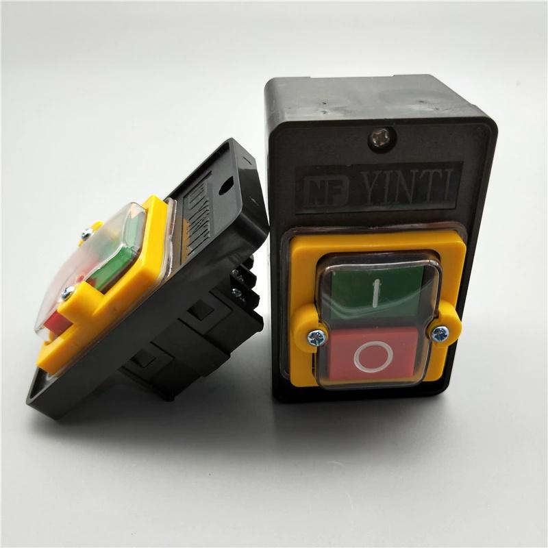 Durable Machine Drill Motor Waterproof Accessories Switch Industrial Push Button for Cutting ON/OFF Electric Home for KAO-5H