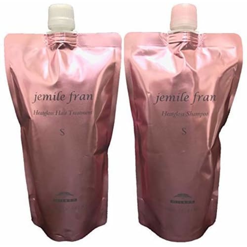 

Milbon Jemile Fran Heat Gloss S Шампунь 400 мл Лечение 400 г Сменный набор [jemile fran]