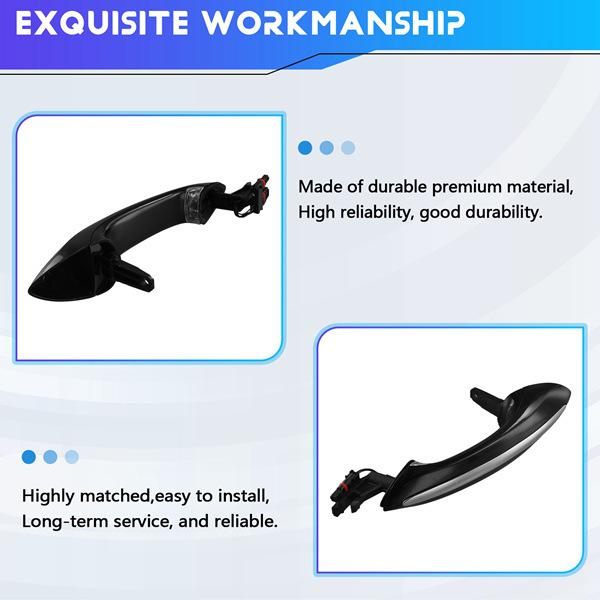51217231934: Left-Hand Drive BMW Front Right Door Handle