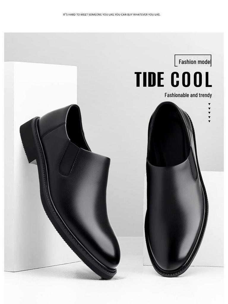 Zapatos de Cuero Slip-On de Otoño para Hombre 2024: Formal, Negocios, Casual, Conducción