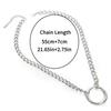 Punk Chain With Lock Necklace For Women Men Padlock Pendant Gothic Grunge Aesthetic Egirl Alternative Fashion Jewelry