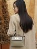 Sac Cabas Kelly en Cuir Véritable de Luxe - Sac à Bandoulière en Forme de Ravioli Grande Capacité Tendance pour Femmes Automne/Hiver
