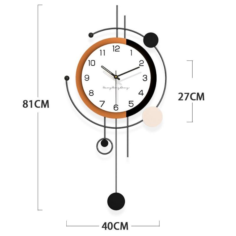 

Silent Wall Clock Modern Minimalism Wall Clocks Luxury Restaurant Large Hanging Clocks Living Rooms Decorative Accessories