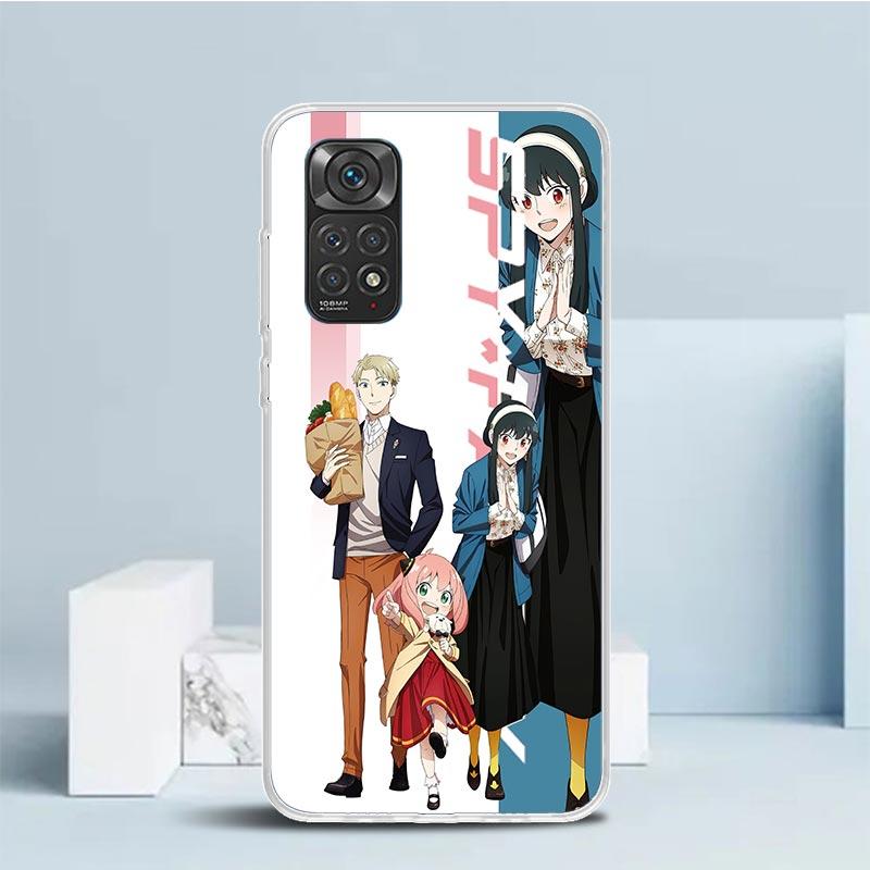 Anime Spy Family Anya Phone Case For Xiaomi Redmi Note 15 14 14S 13 12S 12 Pro Plus 11S 11 11T 11E 10S 10 + Soft TPU Back Cover