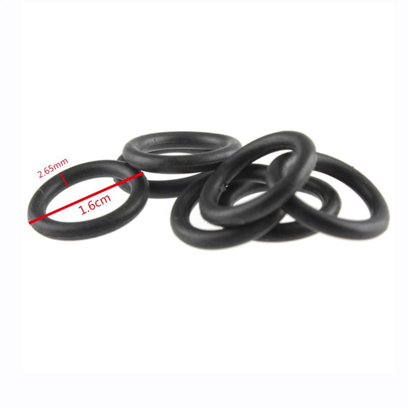 50PCS 16mm O-Ring Gasket Washer Flat Ring Gasket Washer Rubber Ring Faucet Pipe Tube Seal Garden Watering Irrigation Accessories