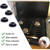 RV Stove Grommets Kit for Magic Chef Stove Grates, RV Stove Rubber Grommets Protect Your Suburban Stove Top From Scratches (8 Pack)