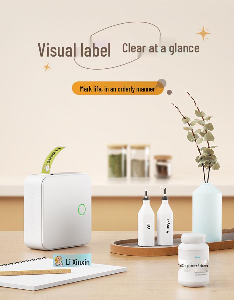 Portable Bluetooth Thermal Label Printer for Price Tags and Smart Labels
