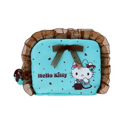 Sanrio Pouch Hello Kitty ABS Resin Ages 3 and Up 443352 (Chocolate Mint) Polyester, Cotton,