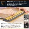 [Nanairokan] High-Quality Banshu Ono Soroban One-Touch Abacus, 23-Digit, 4-Bead, with Hard Case, Tuge Wood, Yellow/Black.