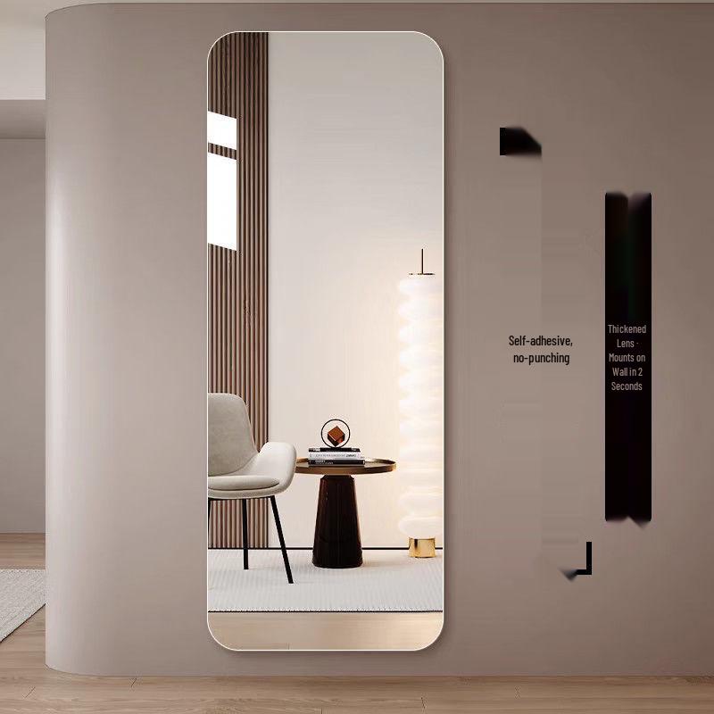 Senfu Self-Adhesive Acrylic Full Body Mirror Wall Sticker for Dorm & Wardrobe