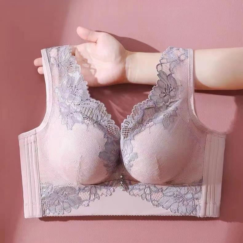 Adjustable Bras Women's Gathering and Retracting Accessory Breasts Bra Women's Soft Steel Ring Sexy Bra Adjustable Bra