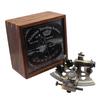 Personalised Gunmetal Sextant with Wooden Box - Nautical Maritime Decor