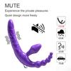 Strapless Strapon Dildo Vibrator Big Butt Plug Anal Toys for Adults Strap-ons for Sex Lesbian Double Dildo Vibrators Clitoral Vaginal Anal Stimulator