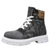 Las Zapatillas Retro de Lona de Caña Alta para Hombre son Modernas Versátiles, Ligeras y para Exteriores con Cordones de Caña Alta 2024 Nuevo Talla39-44