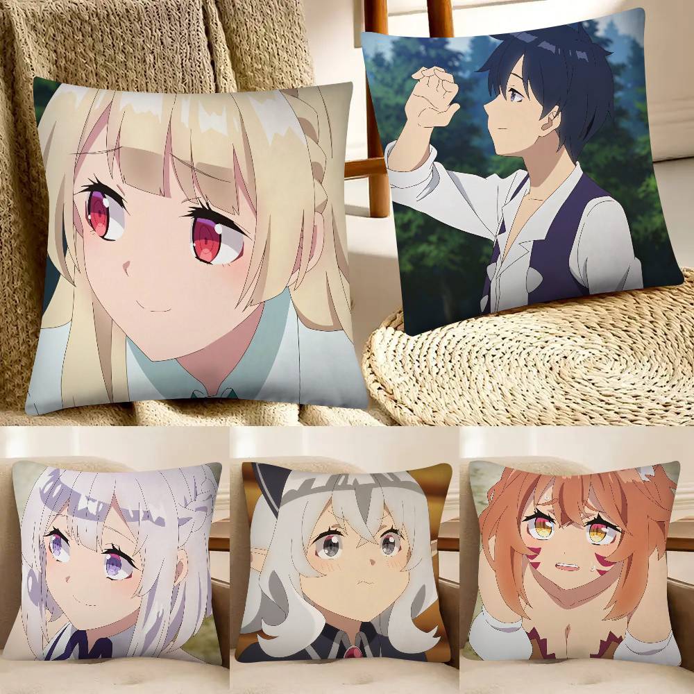 Anime Farming Life In Another World Pillow Case Fashion Square Pillowcase Bedroom Sofa Room Ins Decoration Leisure