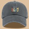 Retro 1986 Pattern Baseball Cap Trucker Hat Lightweight Breathable Outdoor Fishing Cycling Cap