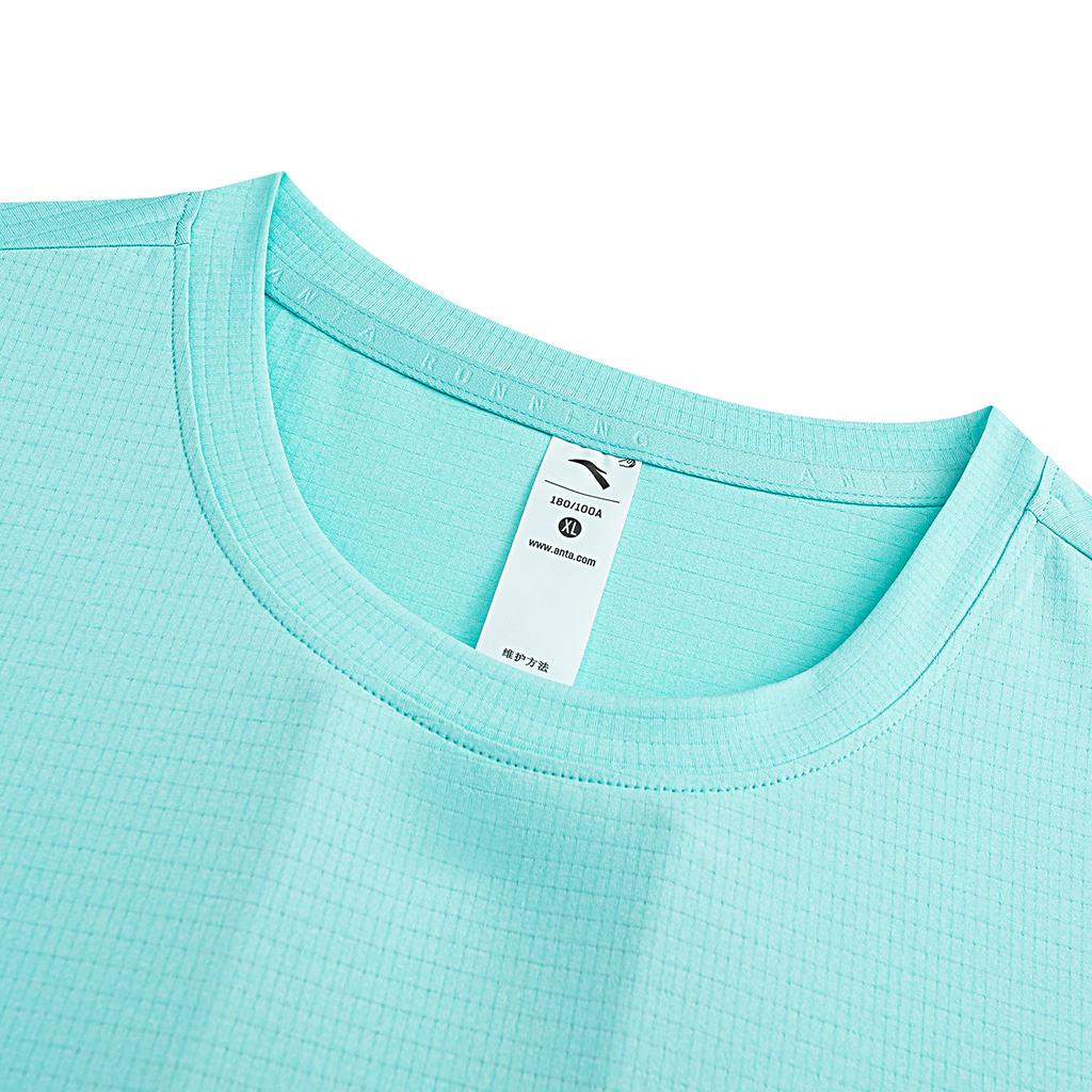 Anta Running Series Summer Casual Sports Suit Men suits Light-Blue 952625202-1