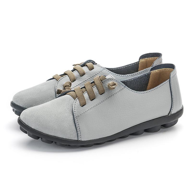 

Повседневная женская обувь Four Seasons, ленивые туфли-одиночки с одной ногой, плоская мягкая подошва, гороховые туфли EU39/CN40 серый