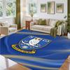 Sheffield Wednesday Design Crystal Velvet Rug Soft Decorative Mat for Bedroom Entrance