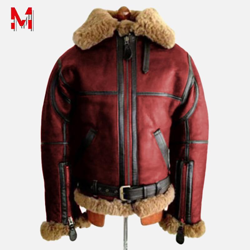 Herbst Winter Mode Für Männer Warme Pelz Jacke Casual Langarm Motorrad Reiten Leder Jacke Samt Fell Dicke Mäntel