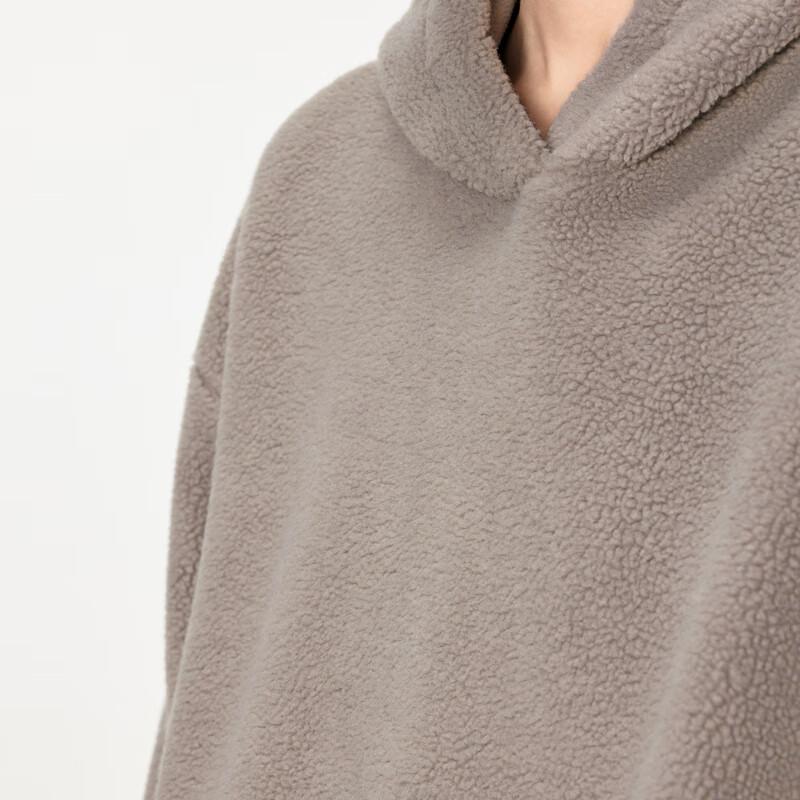 JNBY 2024 Winter Hooded Pullover Sweatshirt