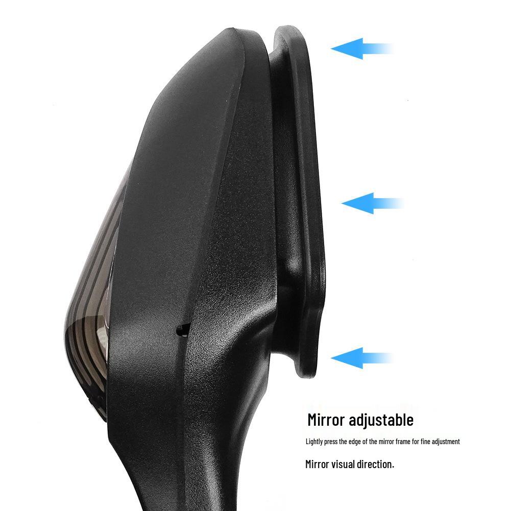 Foldable Motorcycle Rearview Mirrors with Turn Signal for Honda CBR1000RR (2008-2016)