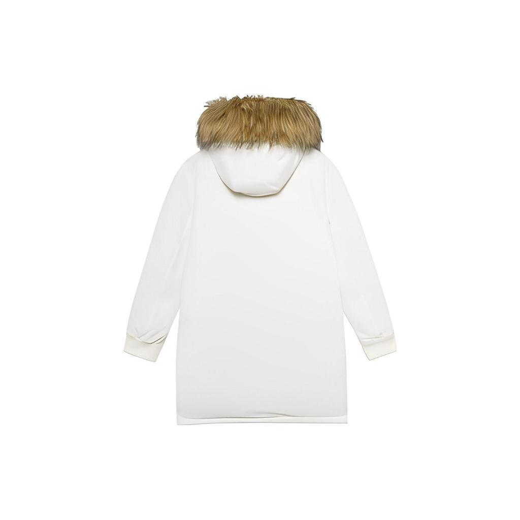 New Balance Down Jackets Women's White Hooded Moderate Other AWJ23345-CRM