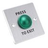 Door Release Button Stainless Steel 12‑24V Push to Exit NO NC COM Switch Access Control Panel