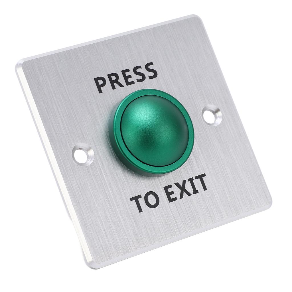 Door Release Button Stainless Steel 12‑24V Push to Exit NO NC COM Switch Access Control Panel