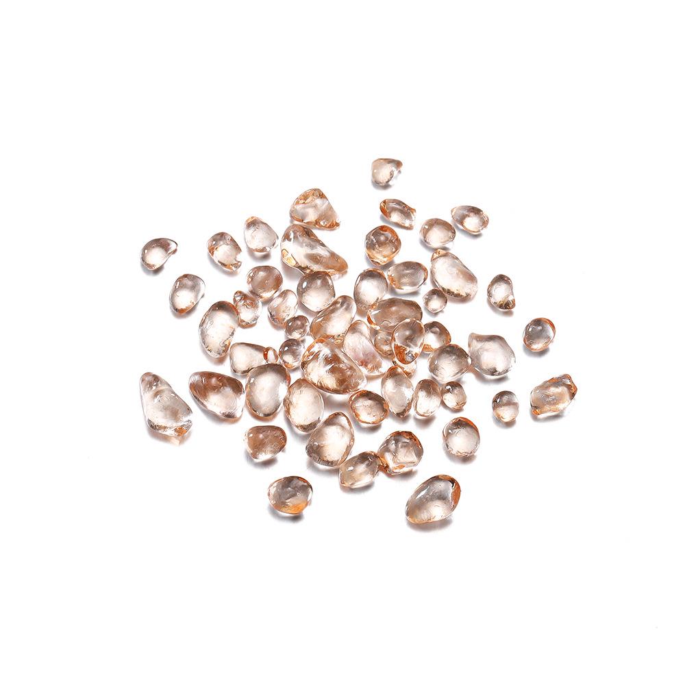 Colored Glass Crushed Stone for DIY Jewelry, Fish Tank Decoration, Landscaping, and Epoxy Crafts (3-8mm)
