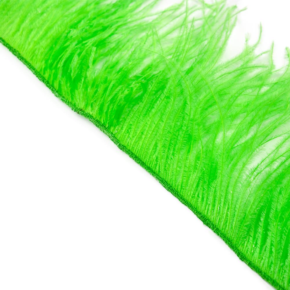 Feather1M High Quality Natural Ostrich Feather Trim Fringe Ostrich Feather Ribbon Trimming for Wedding Party Dress Sewing Accessories