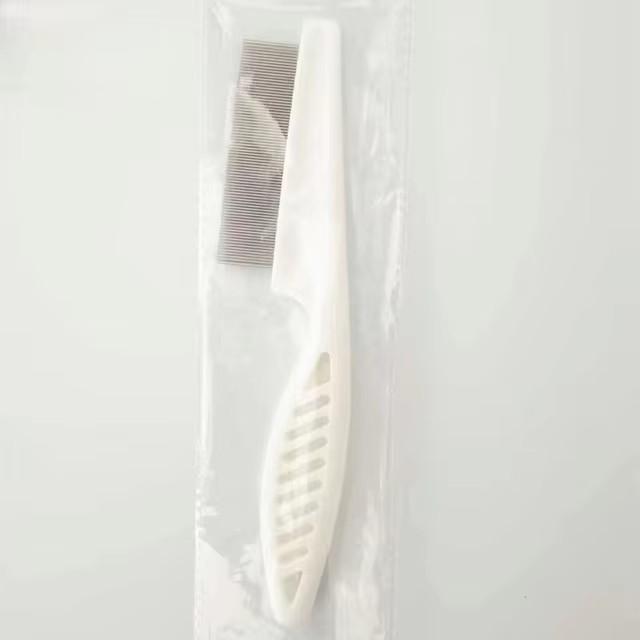 1 buc Pieptene pentru căderea părului pentru animale de companie Pieptene pentru purici din oțel inoxidabil pentru pisică, câine, confort pentru animale de companie, pieptene pentru îngrijirea părului, perie pentru câini, instrumente de îngrijire