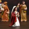 Christmas Nativity Figurines Resin Nativity Scene Statue with Stable Holy Family Statue Table Centerpieces Home Decors