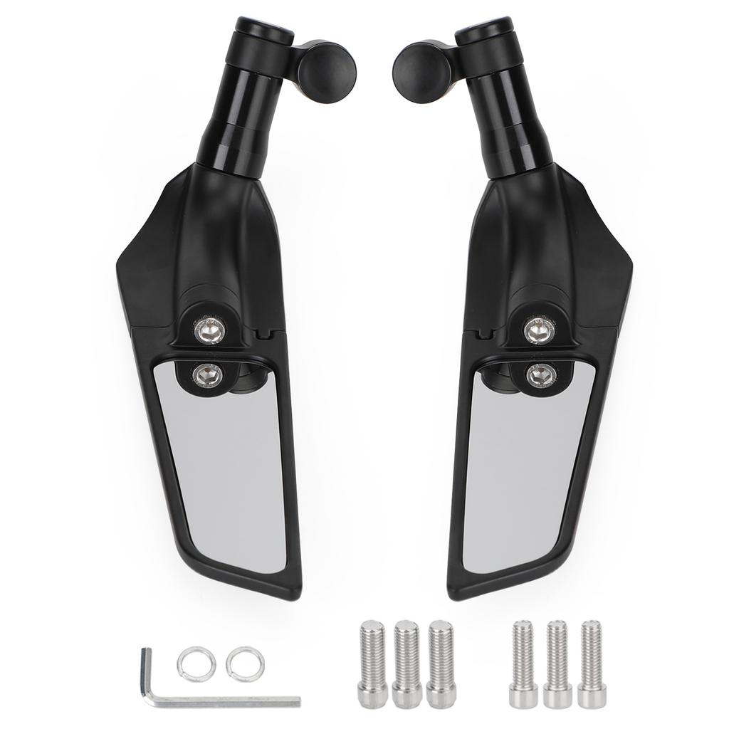 Adjustable Wing Fin Rearview Mirrors For Yamaha MT01 MT03 MT07 MT09 MT10 MT125