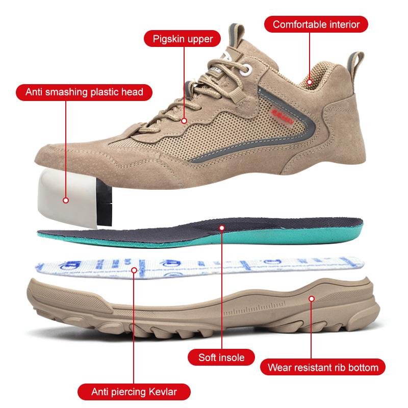 Новая мужская защитная обувь с защитой от ударов и проколов Защитная обувь с высоким — фото 8