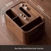 Shangqi Nussbaumholz Schreibtisch-Taschentuchbox