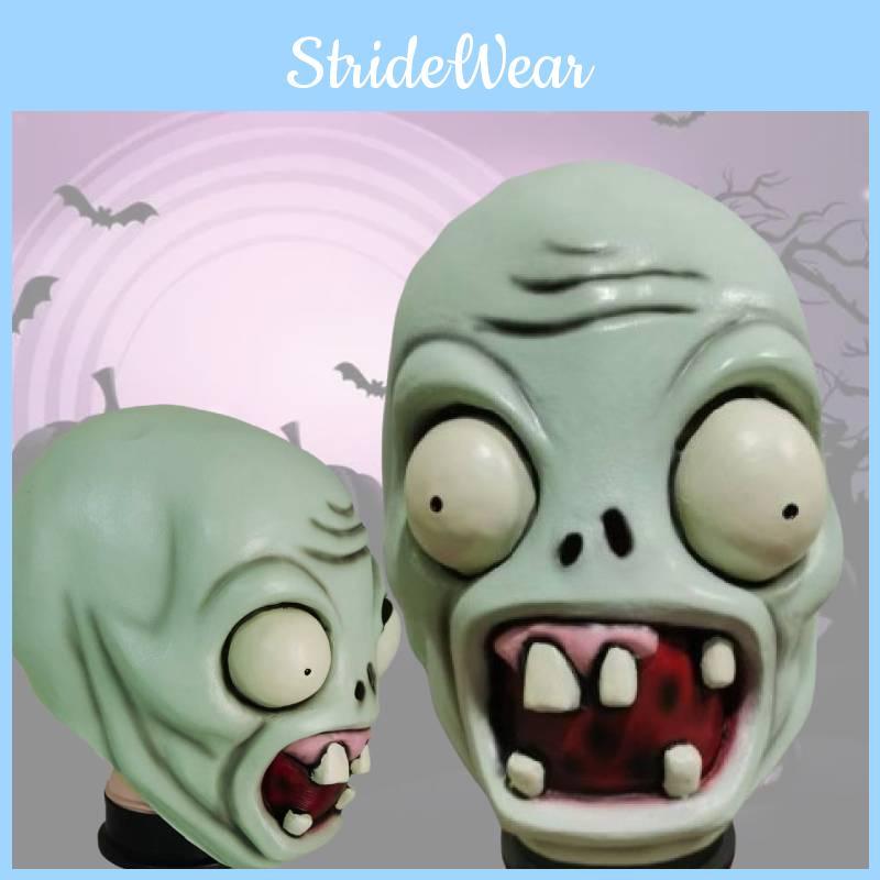 Klasse Spielmaske mit Crazy Dave in furchterregendem Latexdesign für Halloween- und Osterfeiern