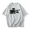 White cotton short-sleeved t-shirt women's new summer American high street loose large size fat mm half-sleeved top ins