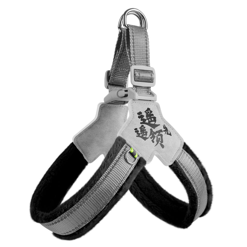 Puppy Chest Harness Saddle Pet Chest Harness Breathable Reflective Dog Leash Set Small & Medium Dog Traveling Products