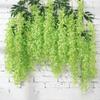 Yousheng 12Pcs Simulated Flower Garland Realistic Wisteria Vines Easy To Clean Reusable Wisteria Vines Wedding Decoration