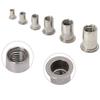 Stainless Steel   M3  M5 M6 M8 M10 ert Threaded Insert Riv Assortment Kit 199 Pieces