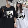Harajuku Unisex's Tshirt Jujutsu Kaisen Printed Short Sleeve T Shirt Cool Cartoon Anime Casual T-shirt Kawaii Male Streetwear Tops