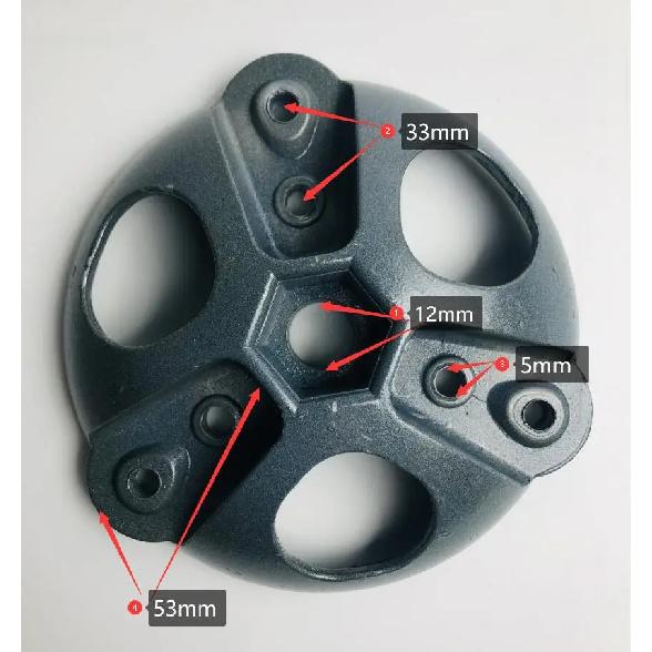 Wind Turbines Hub 3/5/6 Blades Generator Windmill Wheel Hub Accessories for all wind turbine Generator
