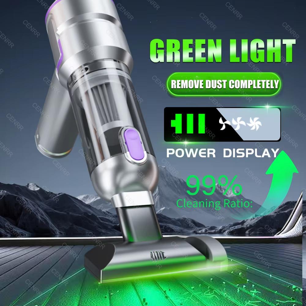 NEW 998000PA Car Vacuum Cleaner Portable Handheld Cordless Powerful Car Cleaner Type-C Rechargeable Strong Suction Vacuum Cleaner for Car Cleaner