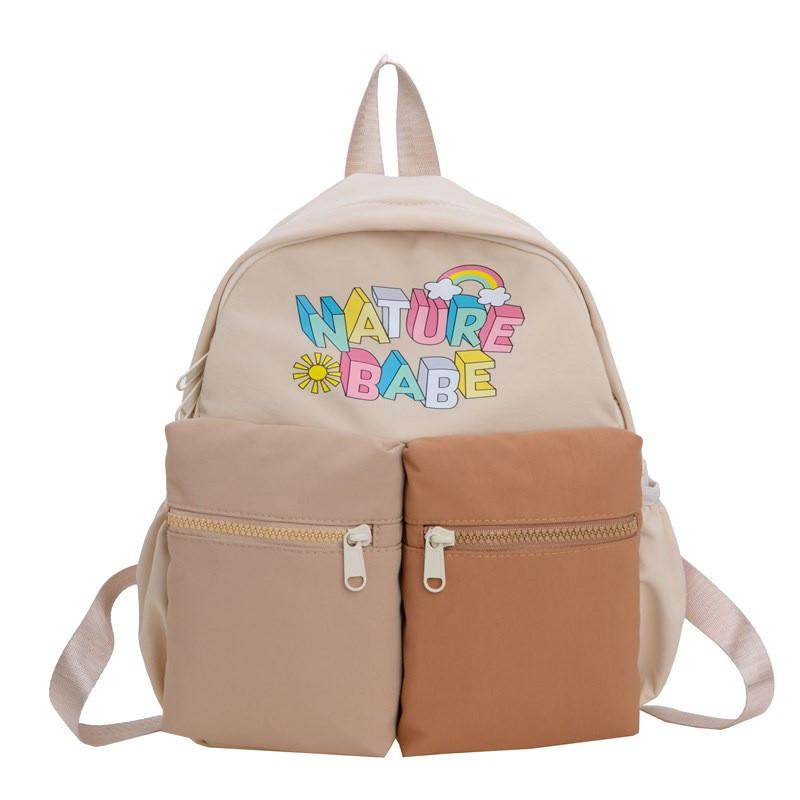 Kids Cartoon Backpack With Nylon Material For Preschool And School Use