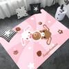 S_sugarbunnies Anime Kawaii Bathroom Mat Retro Multiple Choice Living Room Kitchen Rug Non-Slip Bedside Mats