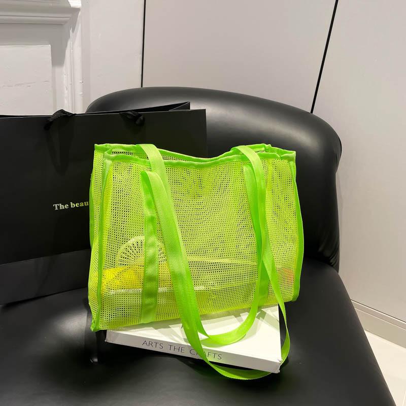 Chic Design Hollow Tote Bag For Women Stylish Versatile Large Capacity Shoulder Bag